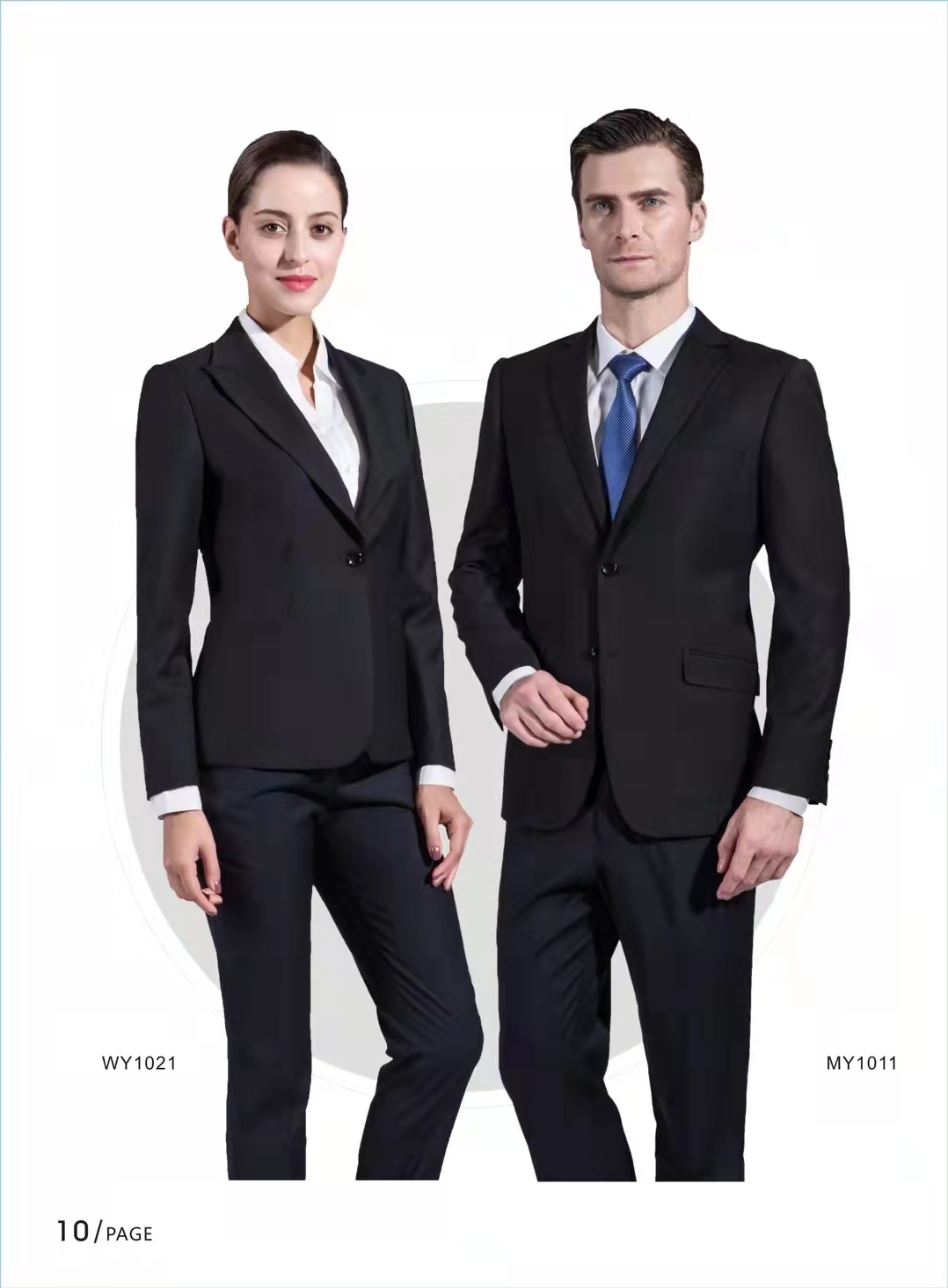 男女職業(yè)西裝制服